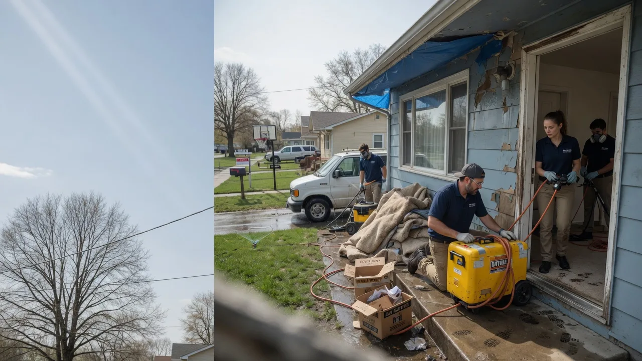 Basement Flood Cleanup in Lyndon, KS near me